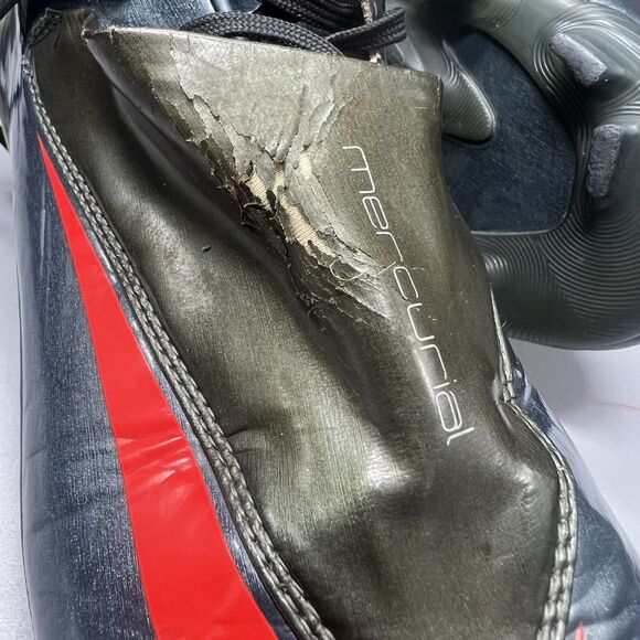 Nike Mercurial Vapor IV FG C Ronaldo Green Red Men Size 7.5 Preowned Vintge RARE main image 8